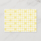 Gingham Lemon Citrus Themed Books for Baby エンクロージャーカード (裏面)