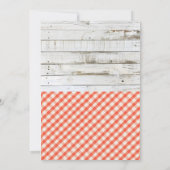 Gingham, Little Cutie Is on the Way, Let’s BBQ, 招待状 (裏面)