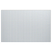 Gingham Pattern Coastal Checkered White Muted Blue ファブリック (ファットクウォーター)