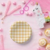 Gingham Plaid Bowls ペーパーボウル (パーティー)