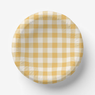 Gingham Plaid Bowls ペーパーボウル