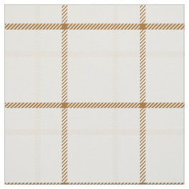 Gingham plaid neutral brown ivory pastel color ファブリック