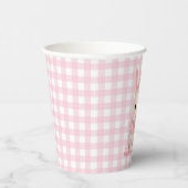 Gingham Some Bunny Is Having a Birthday 紙コップ (右)