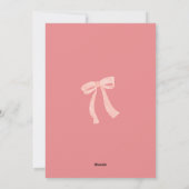 Gingham Sweet Rose Floral シーズンカード (裏面)