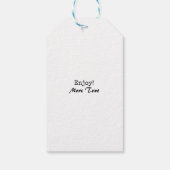 GinghamTag 赤と白 HAMbyWGギフトラベル ギフトタグ (裏面)