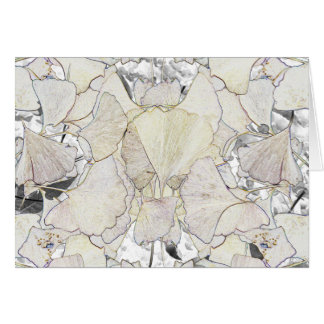 gingkoの葉のペンとインクのイメージ