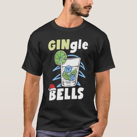 GINgleベルズクリスマスユーモア休日Iimm Mem Tシャツ (正面)