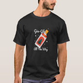 Gingle All The Way Funny Gin Holiday Christmas Tシャツ (正面)