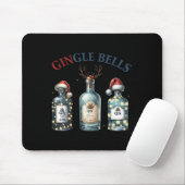 Gingle Bells Funny Gin Gin Bells Christmas Tree Me マウスパッド (マウス)