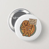 Gingy Christmas Button Pin 缶バッジ (正面&裏面)