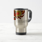 Gini Raksha Thermal Cup – スリ伝統的ランカ トラベルマグ (正面右)