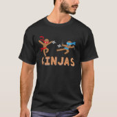Ginjas Gingerbread Ninjas Funny Christmas Cookie P Tシャツ (正面)