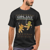 Ginjas Gingerbread Ninjas Ugly Tシャツ (正面)