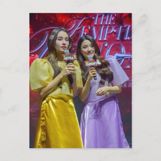 GinJay Ginny and Jayna シーズンポストカード (正面)