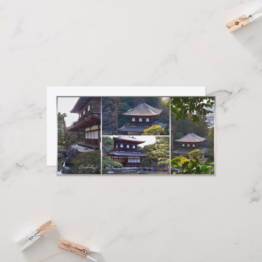 Ginkaku-ji (Higashiyama Jisho-ji) カード (正面/裏面インサイチュ)
