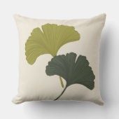 Ginkgo離れの背景色のカスタマイズ アウトドアクッション (正面)