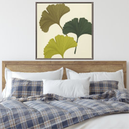 Ginkgo離れの背景色のカスタマイズ キャンバスプリント