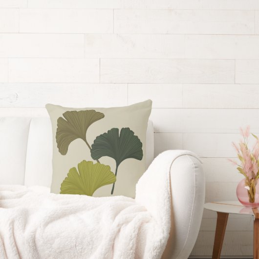 Ginkgo離れの背景色のカスタマイズ クッション (ソファ)