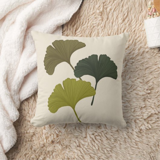 Ginkgo離れの背景色のカスタマイズ クッション (ブランケット)