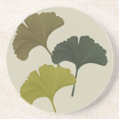 Ginkgo離れの背景色のカスタマイズ コースター (正面)