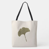 Ginkgo離れの背景色のカスタマイズ トートバッグ (裏面)