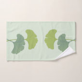 Ginkgo離れの背景色のカスタマイズ バスタオルセット (ハンドタオル)