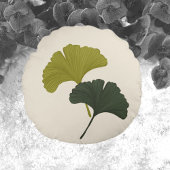 Ginkgo離れの背景色のカスタマイズ ラウンドクッション