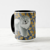 GINKGO青いチョウ マグカップ (正面左)