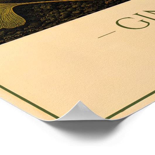 Ginkgo Leaf ポスター (角)