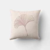 Ginkgo Leaf  Customizable Background Colors  クッション (裏面)