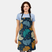 Ginkgo Leaf inspired エプロン (着用した状態)