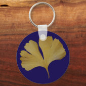 Ginkgo Leaf Key Ring キーホルダー (正面)