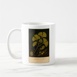 Ginkgo Leaf – Vintage Botanical Mug コーヒーマグカップ