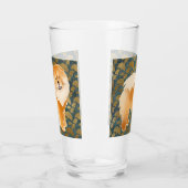 GINKGO Red Chaw 16 ozガラス – デザイン前面と背面 タンブラーグラス (左)