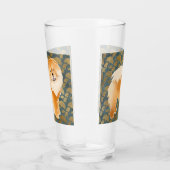 GINKGO Red Chaw 16 ozガラス – デザイン前面と背面 タンブラーグラス (右)