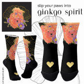 GINKGO SPIRIT Chow dog ソックス