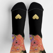 GINKGO SPIRIT Chow dog ソックス (上部)