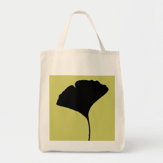 Ginkoの葉のバッグ トートバッグ (正面)