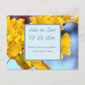 Ginko Biloba日付はがきを保存 案内ポストカード (正面)