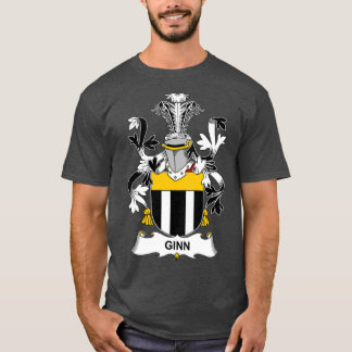 Ginn Coat of Arms Family Crest Tシャツ