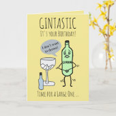 Gintasticそれはカスタマイズ可能なあなたの誕生日です カード (黄色い花)
