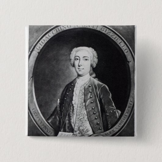 Gioacchino Conti、「Gizziello」、 缶バッジ (正面)