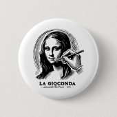 Gioconda 缶バッジ (正面)