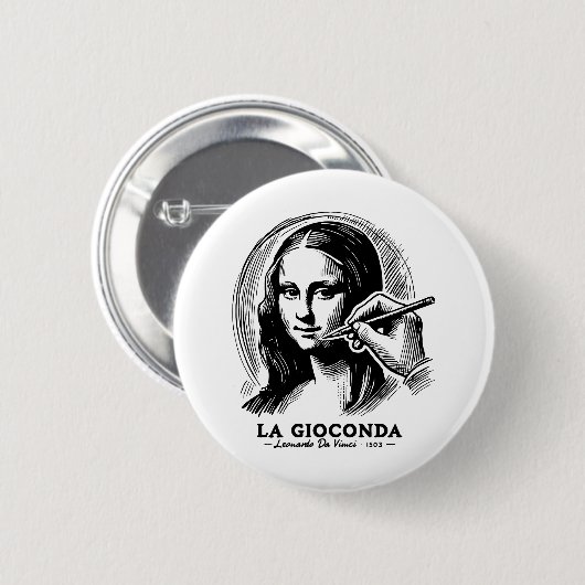 Gioconda 缶バッジ (正面&裏面)