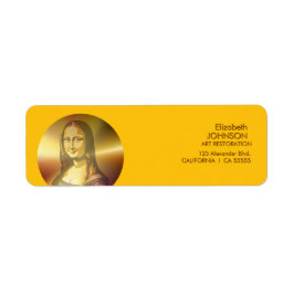Gioconda Mona Lisa Leonardo Da Vinci Art ラベル