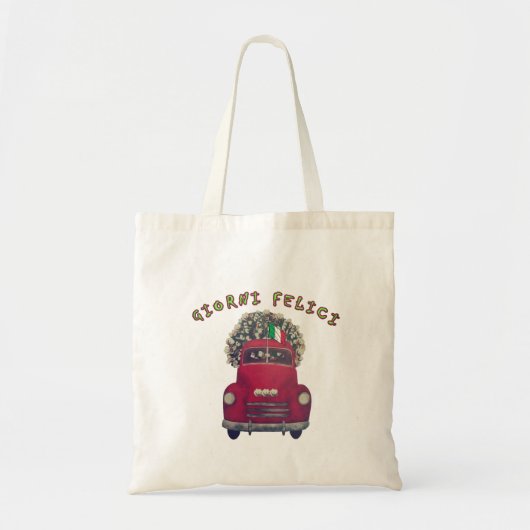 GIORNI FELICI – Happy Days Journey Tote Bag トートバッグ (正面)