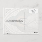 Gioto Di Bondoneによるアッシジの聖クレア ポストカード (裏面)