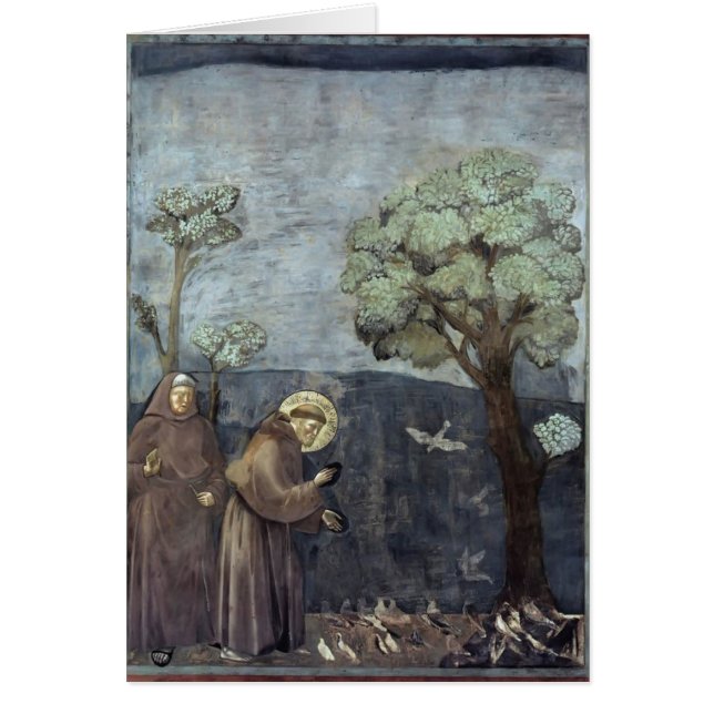 Giotto: 鳥に説教するSt Francis (正面)