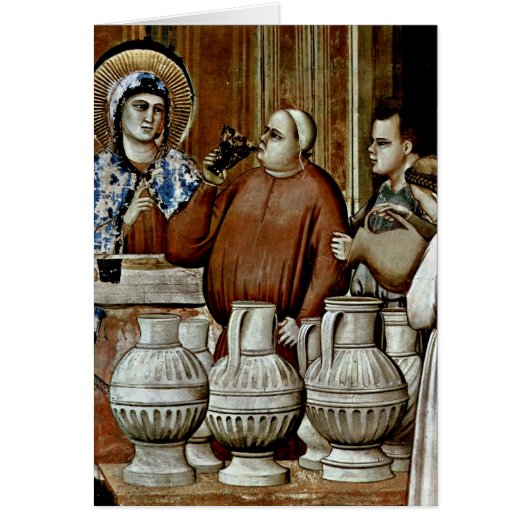 Giotto Di Bondone著Canaの詳細の結婚 (正面)