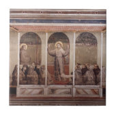 Giotto: St FrancisはArlesのSt Anthonyに現われます タイル (正面)